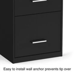 Staples 4-Drawer Light Duty Vertical File Cabinet, Locking, Letter, Black, 18"D (52152) -Office Supply Shop s1212879 sc7