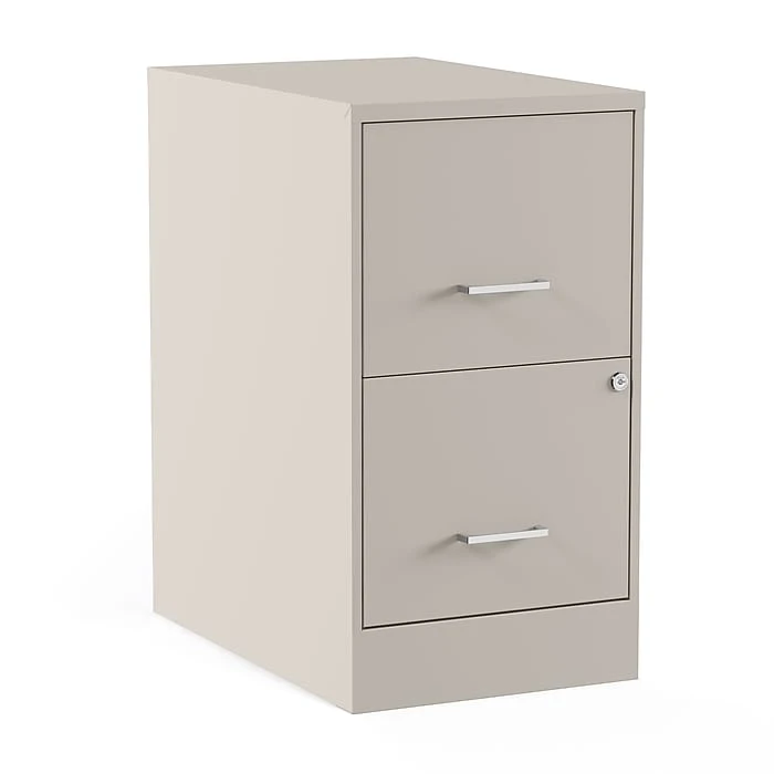 Staples 2-Drawer Light Duty Vertical File Cabinet, Locking, Letter, Putty, 22"D (52146) Staples 2-Drawer Light Duty Vertical File Cabinet, Locking, Letter, Putty, 22"D (52146) -Office Supply Shop s1212887 sc7