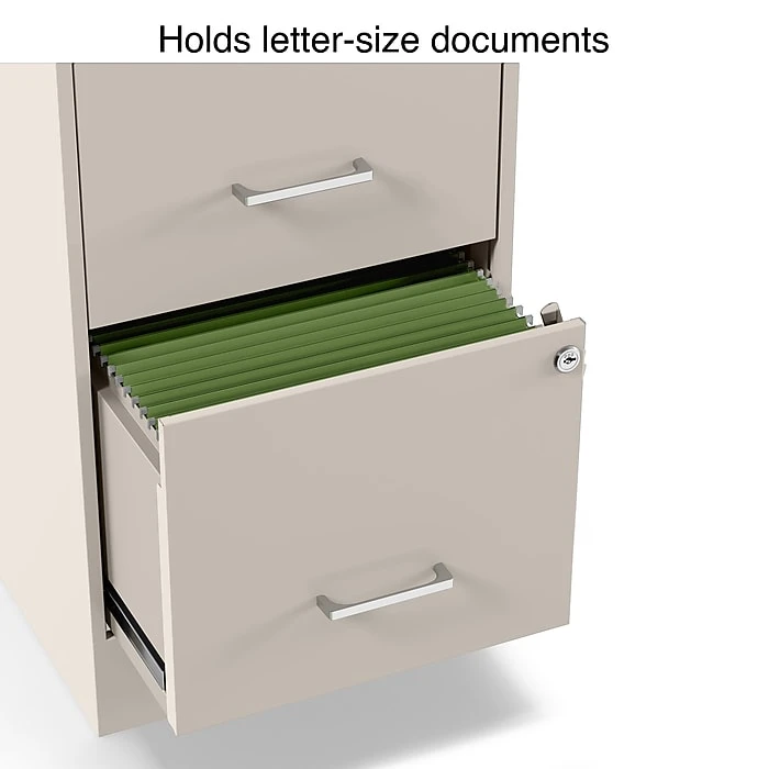 Staples 2-Drawer Light Duty Vertical File Cabinet, Locking, Letter, Putty, 22"D (52146) Staples 2-Drawer Light Duty Vertical File Cabinet, Locking, Letter, Putty, 22"D (52146) -Office Supply Shop s1212936 sc7