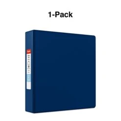 Staples Heavy Duty 2" 3-Ring Non-View Binder, Navy Blue (ST56274-CC) 4 Staples Heavy Duty 2" 3-Ring Non-View Binder, Navy Blue (ST56274-CC) -Office Supply Shop s1215301 sc7
