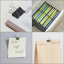 Staples 2" Binder Clips, Large, Black, 12/Pack (10669) -Office Supply Shop s1215869 sc7