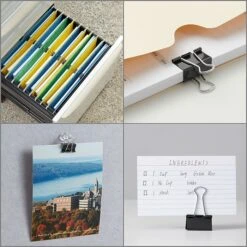 Staples 0.75" Binder Clips, Small, Black, 40/Pack (10667-CC) -Office Supply Shop s1215870 sc7