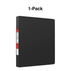 Staples Standard 1" 3-Ring Non-View Binder, Black (26407-CC) -Office Supply Shop s1216585 sc7
