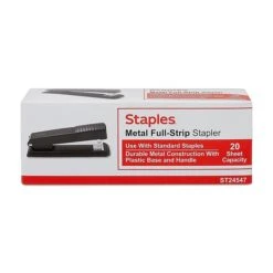 Staples Desktop Stapler, Full-Strip Capacity, Black (24547-CC) -Office Supply Shop s1224008 sc7