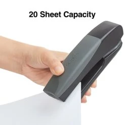Staples Desktop/Handheld Stapler, 20 Sheet Capacity, Black And Gray (40897) -Office Supply Shop s1224027 sc7