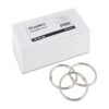 Staples Book Rings, 2", Silver, 50/Pack (44419)