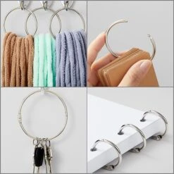 Staples Book Rings, 2", Silver, 50/Pack (44419) -Office Supply Shop s1225551 sc7