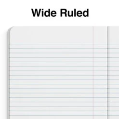 Staples Premium Composition Notebook, 7.5" X 9.75", Wide Ruled, 100 Sheets, Brown (TR52119) -Office Supply Shop s1226845 sc7