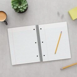 Staples Premium 5-Subject Notebook, 8.5" X 10.5", Wide Ruled, 200 Sheets, Black (TR58317) -Office Supply Shop s1227004 sc7