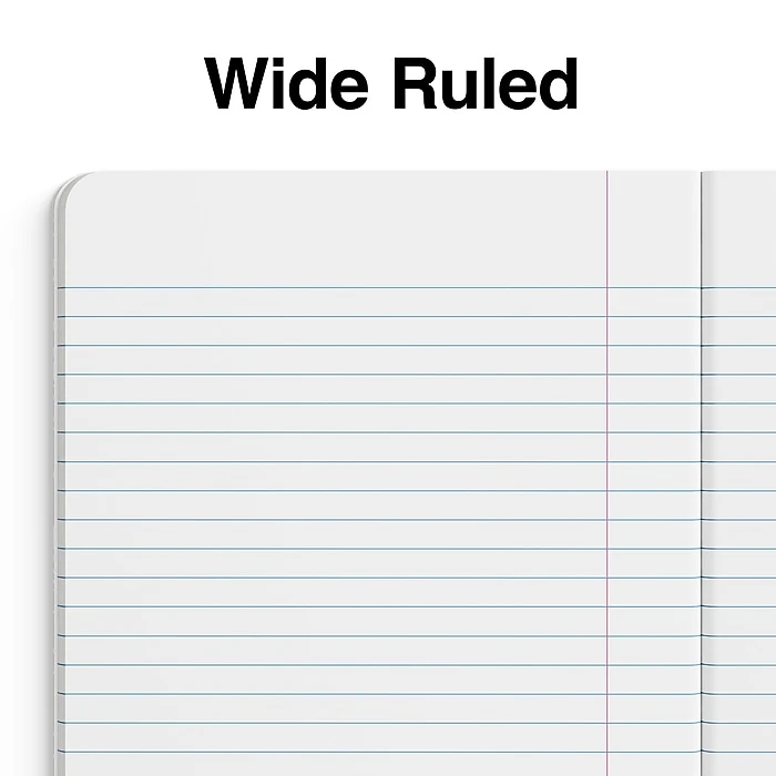 Staples® Composition Notebooks, 7.5" x 9.75", Wide Ruled, 100 Sheets, Assorted Colors, 4/Pack (ST58368) Staples® Composition Notebooks, 7.5" X 9.75", Wide Ruled, 100 Sheets, Assorted Colors, 4/Pack (ST58368) -Office Supply Shop s1227185 sc7