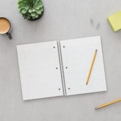 Staples Premium 1-Subject Notebook, 8" X 10.5", Wide Ruled, 100 Sheets, Green (TR51452) -Office Supply Shop s1227388 sc7