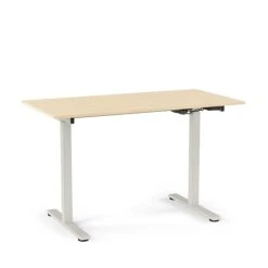 Union & Scale™ Essentials 29"-48"H Adjustable Standing Desk, Natural (UN60415-CC)