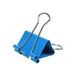 JAM Paper Colored Binder Clips, Medium, 5/8" Capacity, Blue, 15/Pack (339BCBU) -Office Supply Shop sp100189010 sc7