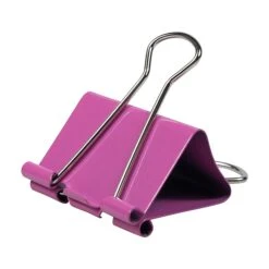 JAM Paper® Colorful Binder Clips, Large, 1 1/2 Inch (41mm), Pink Binderclips, 12/Pack (340BCpi) -Office Supply Shop sp100189033 sc7
