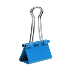 JAM Paper Colored Binder Clips, Medium, 5/8" Capacity, Blue, 15/Pack (339BCBU) -Office Supply Shop sp100189061 sc7