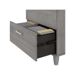 Bush Furniture Somerset 2-Drawer Lateral File Cabinet, Letter/Legal, Platinum Gray, 30" (WC81280) -Office Supply Shop sp101211526 sc7