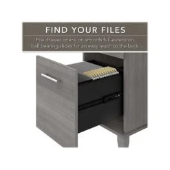 Bush Furniture Somerset 35"-41" Adjustable Desk, Platinum Gray (SET014PG) 4 Bush Furniture Somerset 35"-41" Adjustable Desk, Platinum Gray (SET014PG) -Office Supply Shop sp101294843 sc7