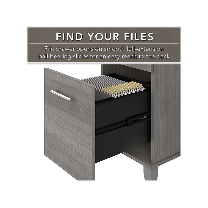 Bush Furniture Somerset 35"-41" Adjustable Desk, Platinum Gray (SET014PG) Bush Furniture Somerset 35"-41" Adjustable Desk, Platinum Gray (SET014PG) -Office Supply Shop sp101294843 sc7