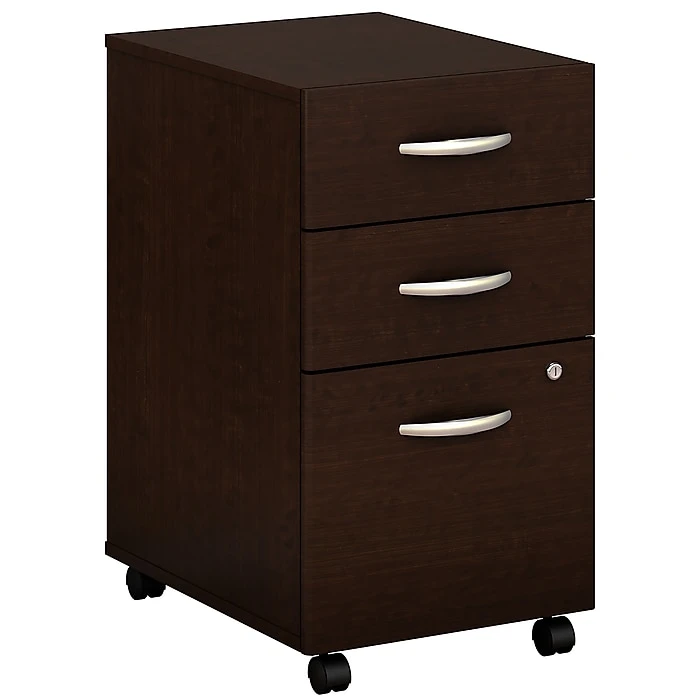 Bush Business Furniture Westfield 3 Drawer Mobile File Cabinet, Mocha Cherry (WC12953SU) Bush Business Furniture Westfield 3 Drawer Mobile File Cabinet, Mocha Cherry (WC12953SU) -Office Supply Shop sp101401483 sc7