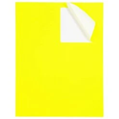 JAM Paper Shipping Label, 3 1/3" X 4", Neon Yellow, 6 Labels/Sheet, 20 Sheets/Pack, 120 Labels/Pack (354328049) 2 JAM Paper Shipping Label, 3 1/3" X 4", Neon Yellow, 6 Labels/Sheet, 20 Sheets/Pack, 120 Labels/Pack (354328049) -Office Supply Shop sp102299567 sc7