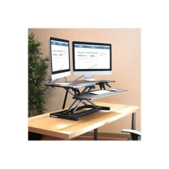 Flexispot AlcoveRiser 36" Adjustable Desk Riser, Black (M7C) -Office Supply Shop sp104571599 sc7