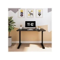 FlexiSpot Vici 29"-48" Adjustable Desk, Black (EC9B) -Office Supply Shop sp106467641 sc7