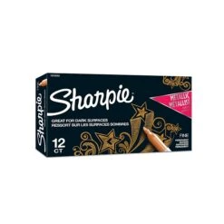 Sharpie Permanent Marker, Fine Tip, Silver Metallic, Dozen (39100) -Office Supply Shop sp109436207 sc7