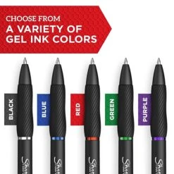 Sharpie S-Gel Retractable Gel Pen, Medium Point, Black Ink, 8/Pack (2096139) -Office Supply Shop sp109677292 sc7