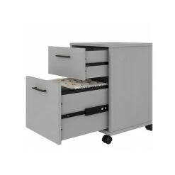 Bush Furniture Key West 2-Drawer Mobile File Cabinet, Letter/Legal, Cape Cod Gray, 15.51" (KWF116CG-03) -Office Supply Shop sp109851111 sc7