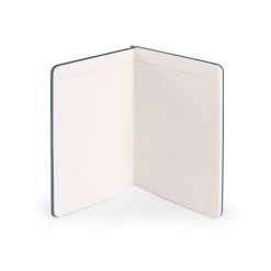 Poppin Velvet Sidekick Professional Notebook With Pen, 6.25" X 8.25", Wide Ruled, 80 Sheets, Storm (107477) -Office Supply Shop sp110470956 sc7