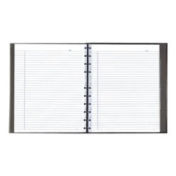 Blueline MiracleBind Professional Notebook, 11" X 9.0625", College Ruled, 75 Sheets, Black (AF11150.81)