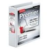 Cardinal Premier Easy Open ClearVue 2" Slant-D 3-Ring View Binder, White (CRD10320)