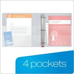 Cardinal Premier EasyOpen ClearVue 5" Slant-D  3-Ring View Binder, White (CRD10350) -Office Supply Shop sp112837650 sc7