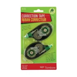 Tombow® Tombow MONO Original Correction Tape, White, 2/Pack (68627)