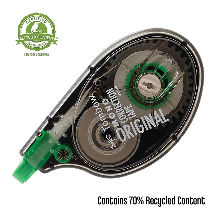 Tombow MONO Original Correction Tape, White, 2/Pack (68627) Tombow® Tombow MONO Original Correction Tape, White, 2/Pack (68627) -Office Supply Shop sp114583537 sc7