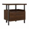 Bush Furniture Architect 1-Drawer Lateral File Cabinet, Not Assembled, Letter/Legal, Modern Walnut, 30.35" (ACF131MW-03)