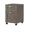 Kathy Ireland® Home By Bush Furniture 2-Drawer Vertical File Cabinet, Mobile, Letter/Legal, Restored Gray, 17"