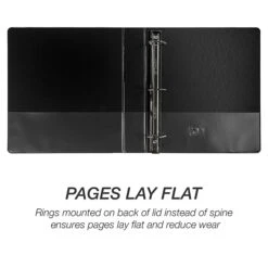 Samsill Earth's Choice Biobased Heavy Duty 1 1/2" 3-Ring View Binder, Black (SAM17150) -Office Supply Shop sp117514181 sc7