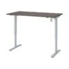 Bestar Universel 28"-45" Adjustable Standing Desk, Bark Gray (65839-47)