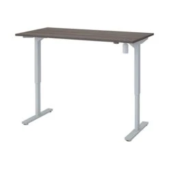 Bestar Universel 28"-45" Adjustable Standing Desk, Bark Gray (65839-47)