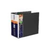QuickFit 5" 3 Ring View Binder With D-Rings, Black (87071)