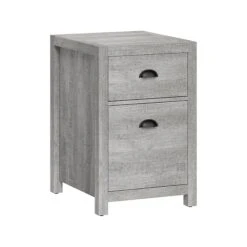 Whalen Fallbrook 2-Drawer Vertical File Cabinet, Letter/Legal, Smoked Ash, 20" (SPUS-FBSF-GM) -Office Supply Shop sp122204015 sc7