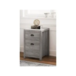 Whalen Fallbrook 2-Drawer Vertical File Cabinet, Letter/Legal, Smoked Ash, 20" (SPUS-FBSF-GM) -Office Supply Shop sp122204016 sc7