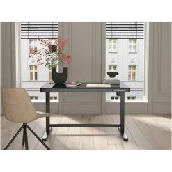 Koble Juno 29"-47" Glass Adjustable Desk, Black (KB-DK007-002) -Office Supply Shop sp123153282 sc7