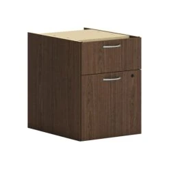 HON Mod 2-Drawer Vertical File Cabinet, Hanging Pedestal, Letter/Legal, Sepia Walnut, 20" (HLPLPHBF.LSE1)