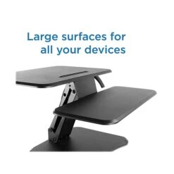 Mount-It! Adjustable Desk, Black (MI-7957) -Office Supply Shop sp123234006 sc7