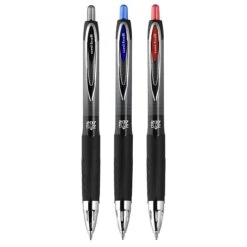 Uni-ball Uniball 207 Plus+ Retractable Gel Pens, Medium Point, 0.7mm, Black Ink, 4 Pack (70141) -Office Supply Shop sp126688196 sc7
