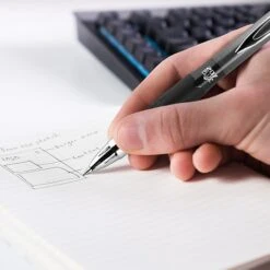 Uni-ball Uniball 207 Plus+ Retractable Gel Pens, Medium Point, 0.7mm, Black Ink, 4 Pack (70141) -Office Supply Shop sp126688391 sc7