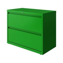 Hirsh HL10000 Series 2-Drawer Lateral File Cabinet, Locking, Letter/Legal, Screaming Green, 36" (24251) -Office Supply Shop sp126688853 sc7