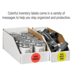 Tape Logic 2" Circle "Empty" Label, Fluorescent Green, 500/Roll -Office Supply Shop sp127288448 sc7